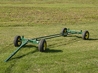 Diller produce growers deckover bin trailer