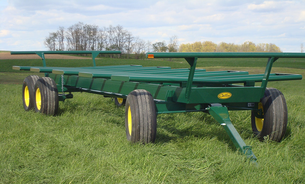 Diller round bale carrier